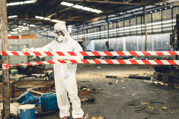 Professional Odor Removal technician working in Hightstown, NJ